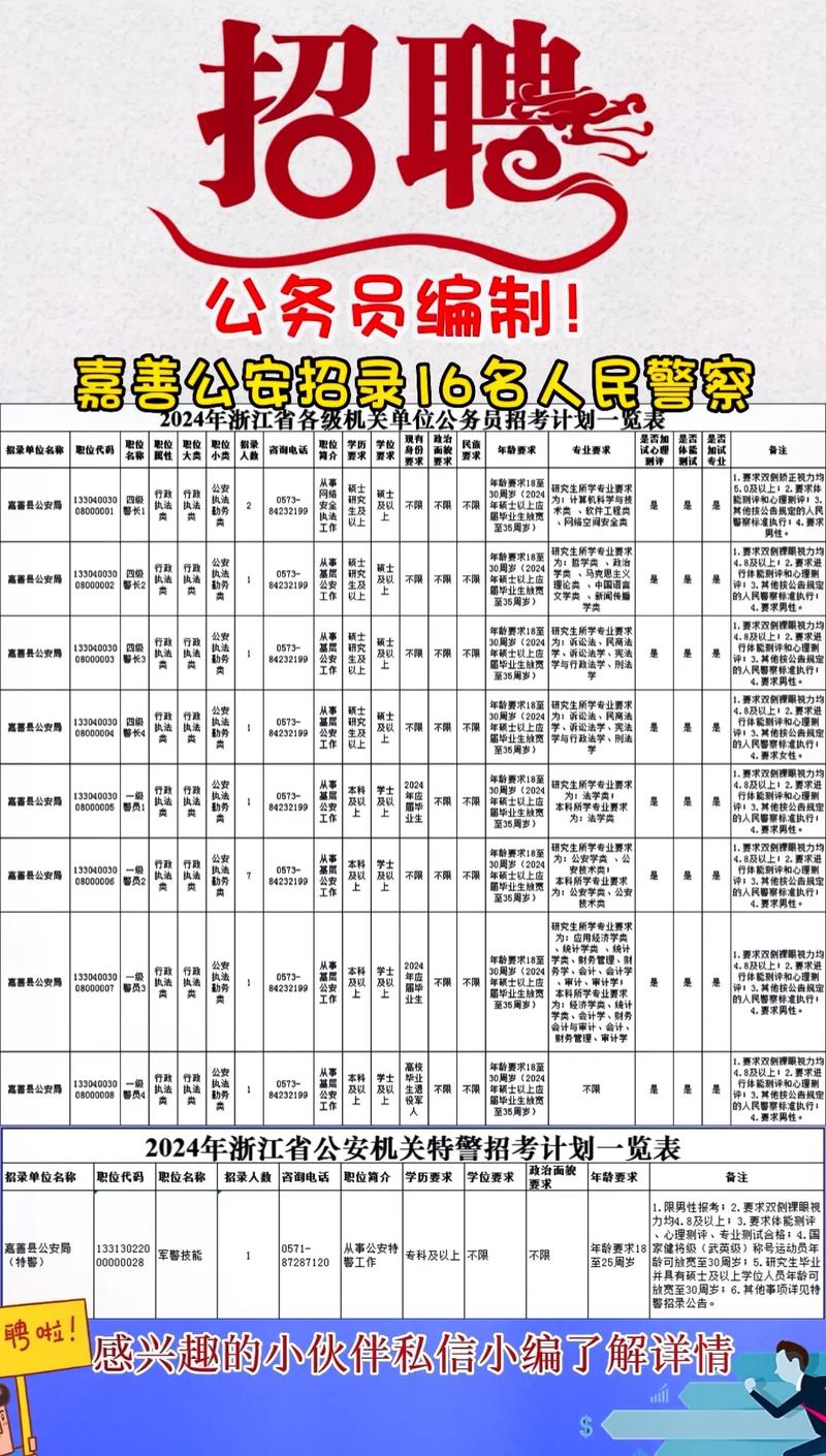 嘉善县公安局最新招聘信息全面解析